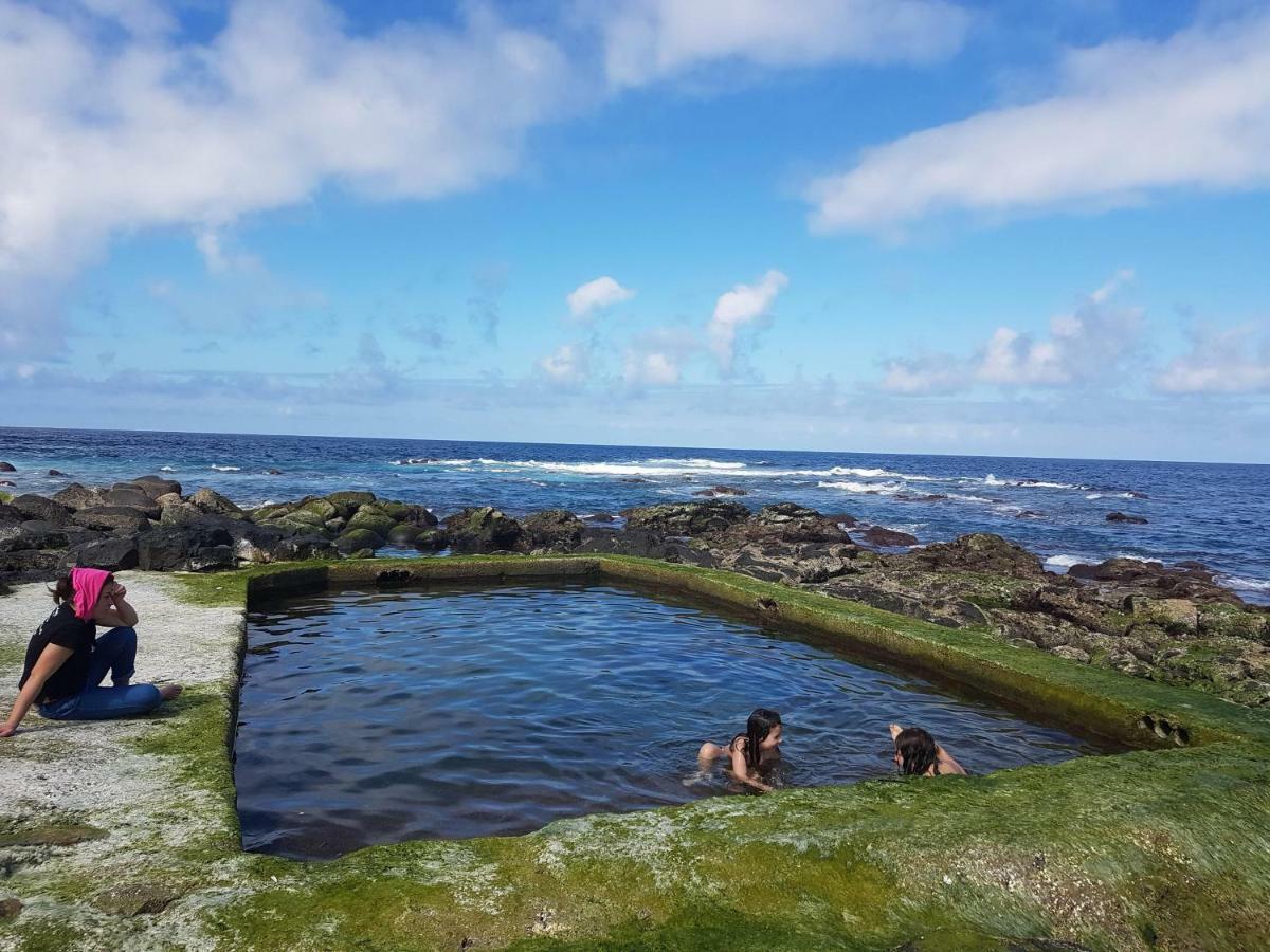 Seaside Azores Villa With Natural Pool, Terrace & Barbecue Capelas Eksteriør billede